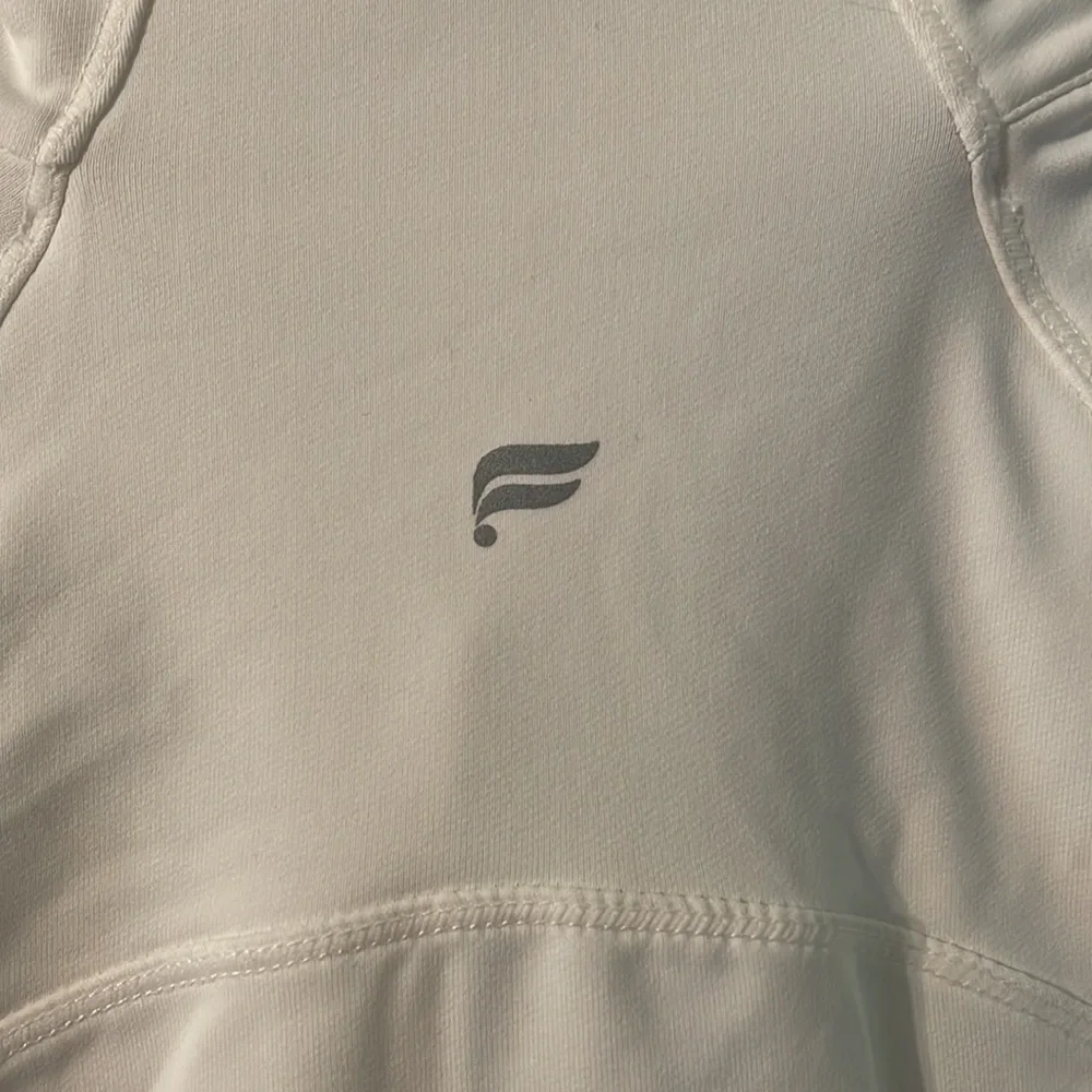 Fabletics white zip up - Picture 3 of 4